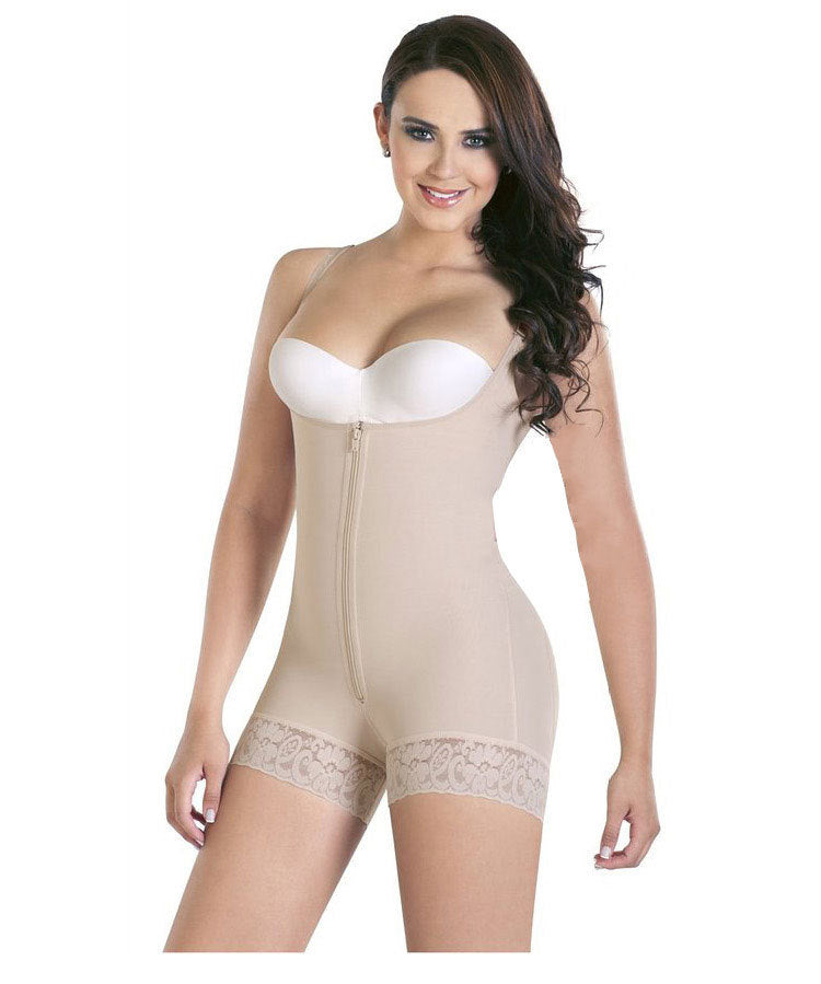 Open Bust Sculpting Bodysuit with waist and tummy control
