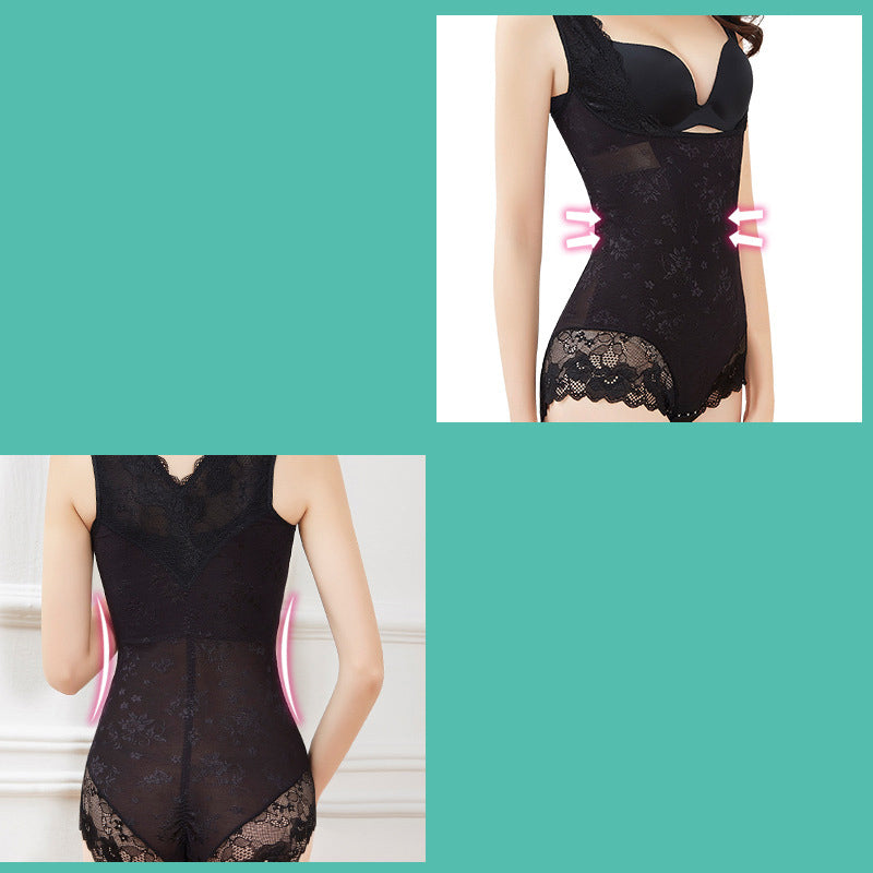 Seamless Lace-Trim Body Sculpting 