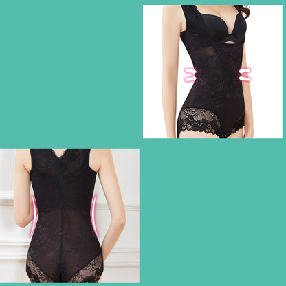 Seamless Lace-Trim Body Sculpting 