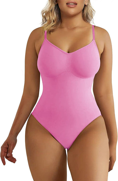 SculptAura™ Seamless Shapewear Bodysuit – Tummy Control Body Shaper