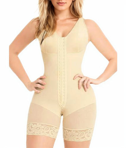 SculptAura™ Full-back Hourglass Shaper – Snached Waist & Butt Lift Faja