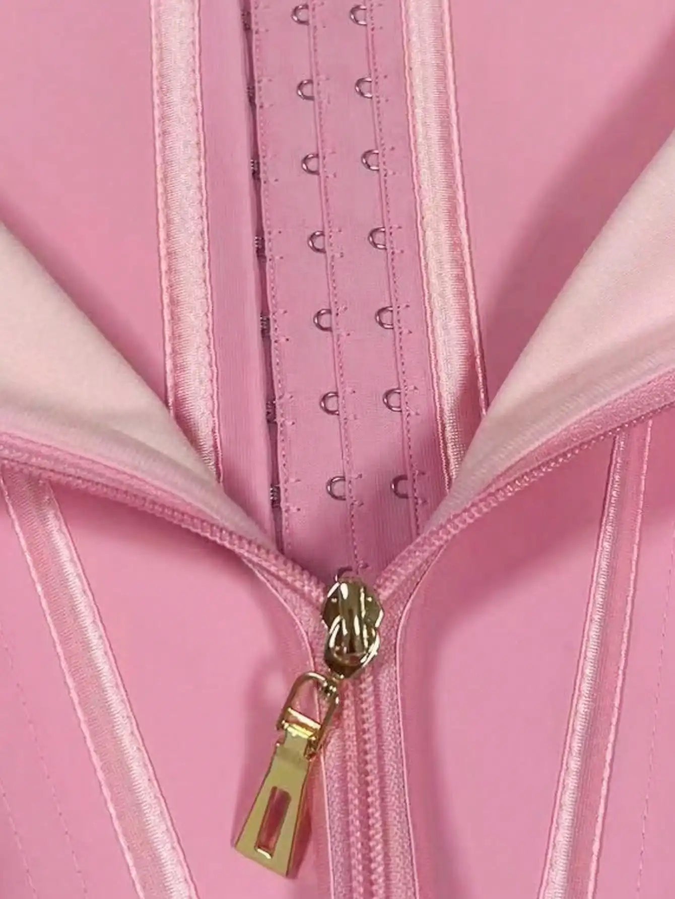 Latex Waist Trainer Corset Zipper