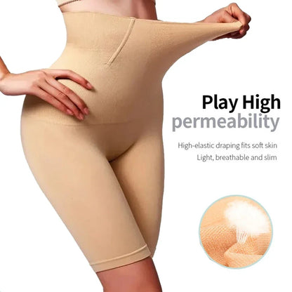 SculptAura™ High-Waist Mid-Thigh Shaper Shorts – Tummy Control & Butt Lift