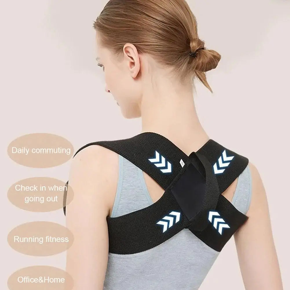 SculptAura™ Back Posture Corrector – Clavicle, Spine & Shoulder Support