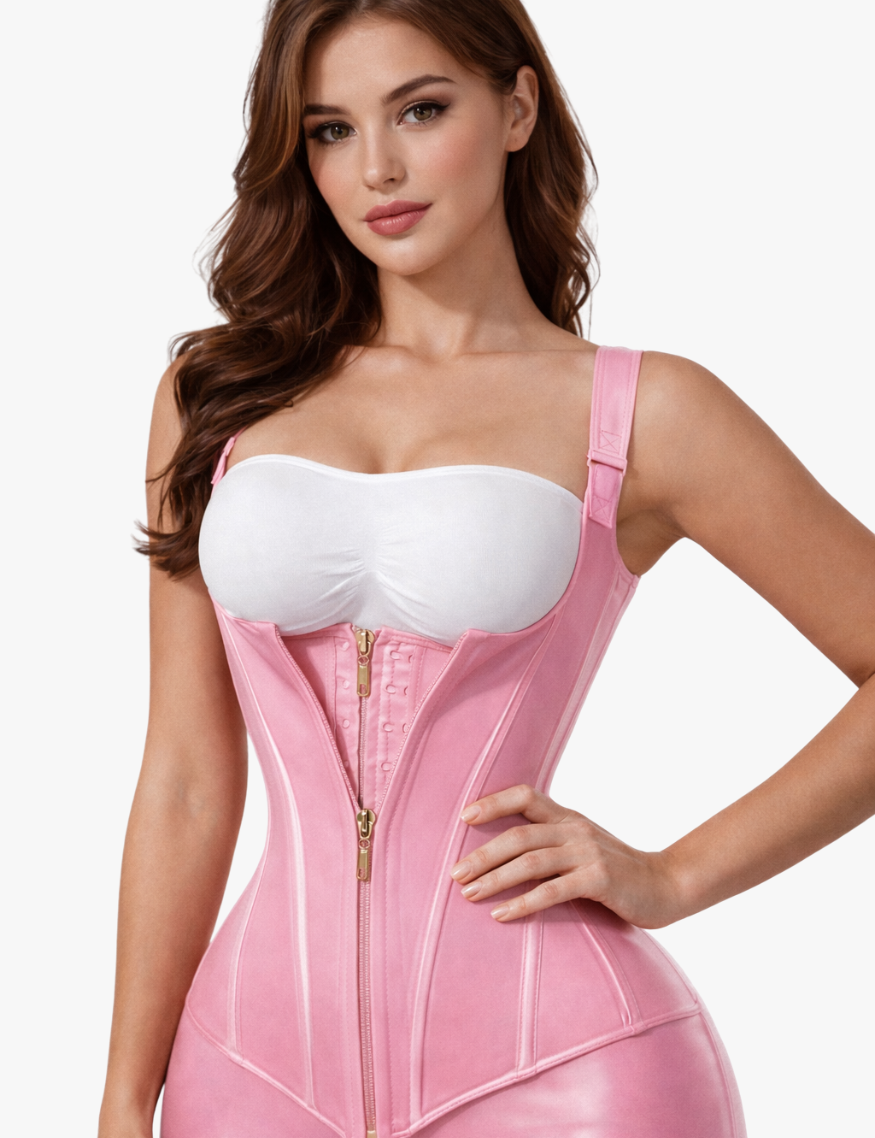 Latex Waist Trainer Corset – Zipper