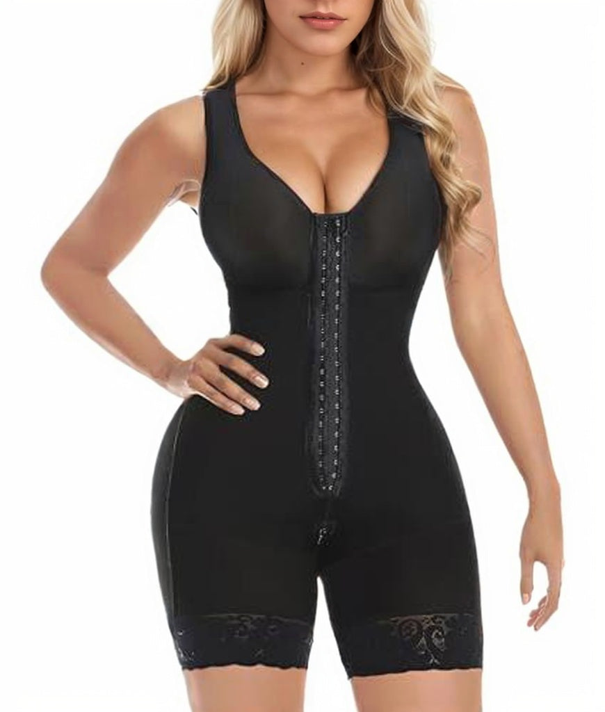 SculptAura™ Full-back Hourglass Shaper – Snached Waist & Butt Lift Faja